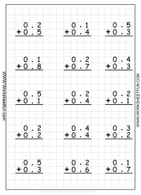 Decimal / FREE Printable Worksheets - Worksheetfun