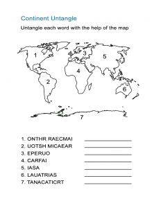 10 Free Geography Worksheets to Explore the World - ALL ESL