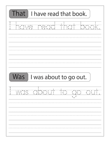 Premium Vector | Writing The Simple Sentences Alphabet Activity ...