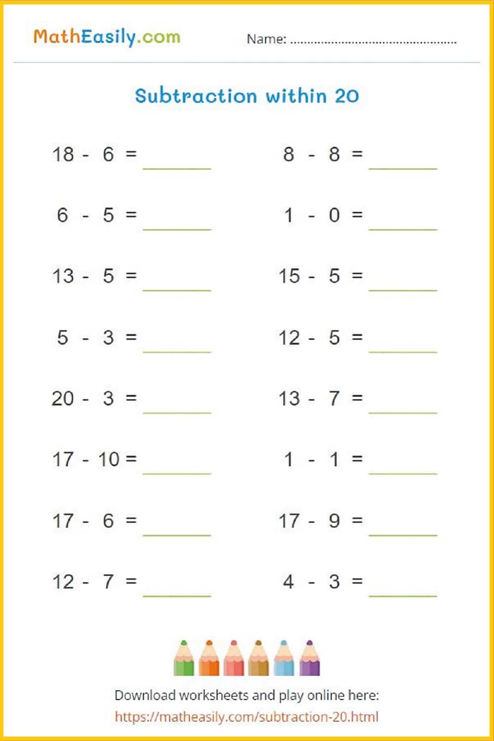 100+ Free Math Games for Grade 1 ONLINE + Printable