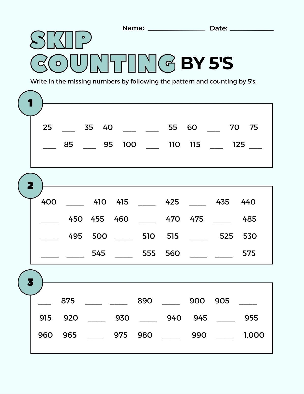 Free printable 2nd grade math worksheet templates 