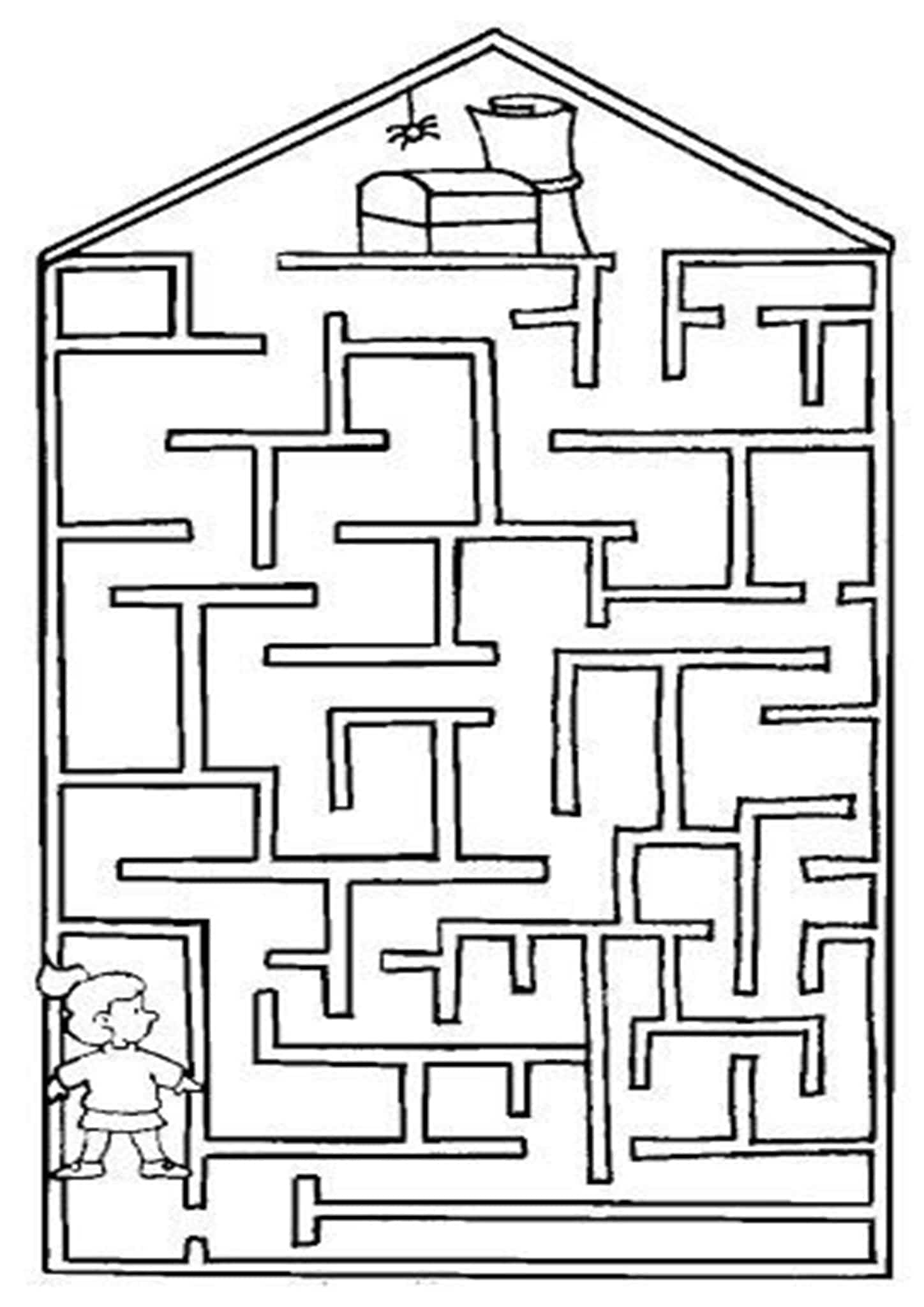 Free Simple Maze Printables For Preschoolers And Kindergartners ...