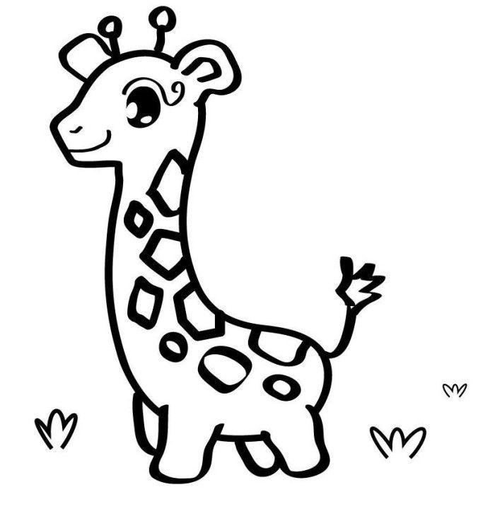easy printable animal coloring pages