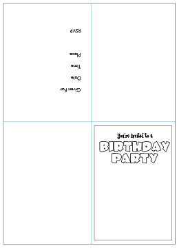 Free Printable Kids Birthday Party Invitations Templates