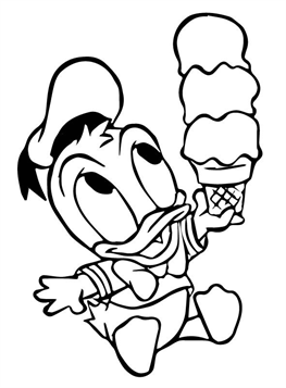 easy printable disney coloring pages