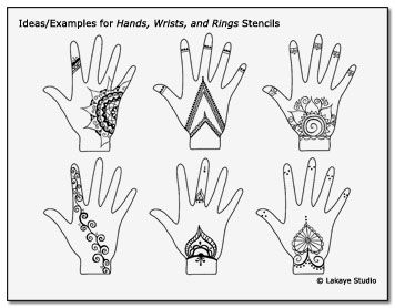 easy printable henna designs