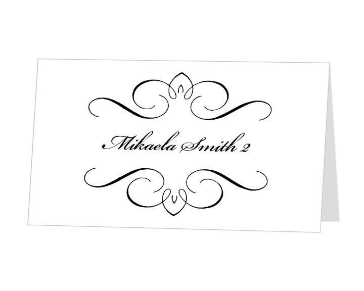 easy printable place cards