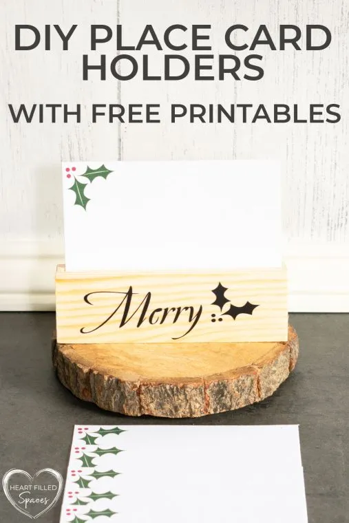 5-Minute Holiday Place Card Wreaths with Free Printable Tags