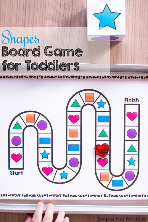 Shapes Board Game for Toddlers - Simple Fun for Kids
