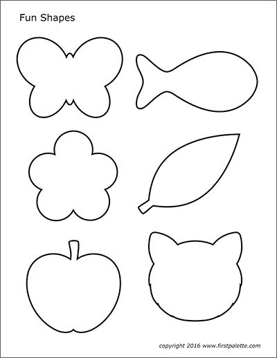 Basic Shapes | Free Printable Templates &  Coloring Pages