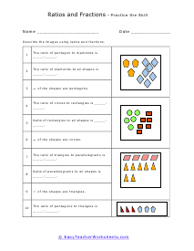 Ratios and Proportions Worksheets