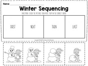 Sequencing Worksheets for Kindergarten - The Keeper of the Memories