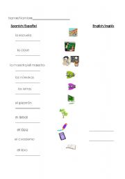 easy spanish worksheet for beginners
