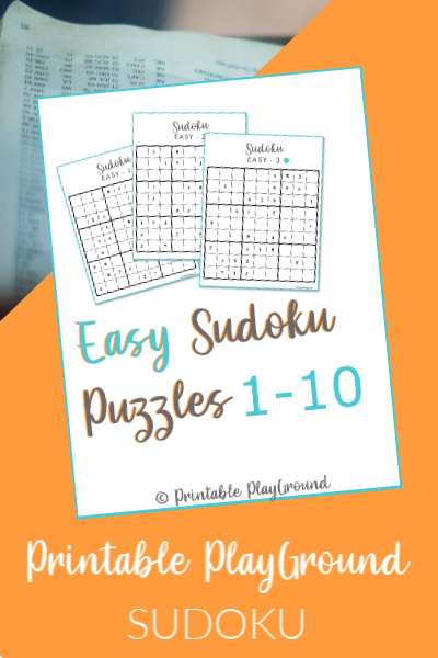 easy sudoku games printable