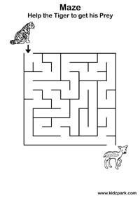 easy worksheet for kindergarten