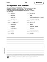 What are Ecosystems? Student Learning Guide For Grades 3-5 - Print ...