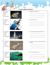 Grade 5 science worksheets