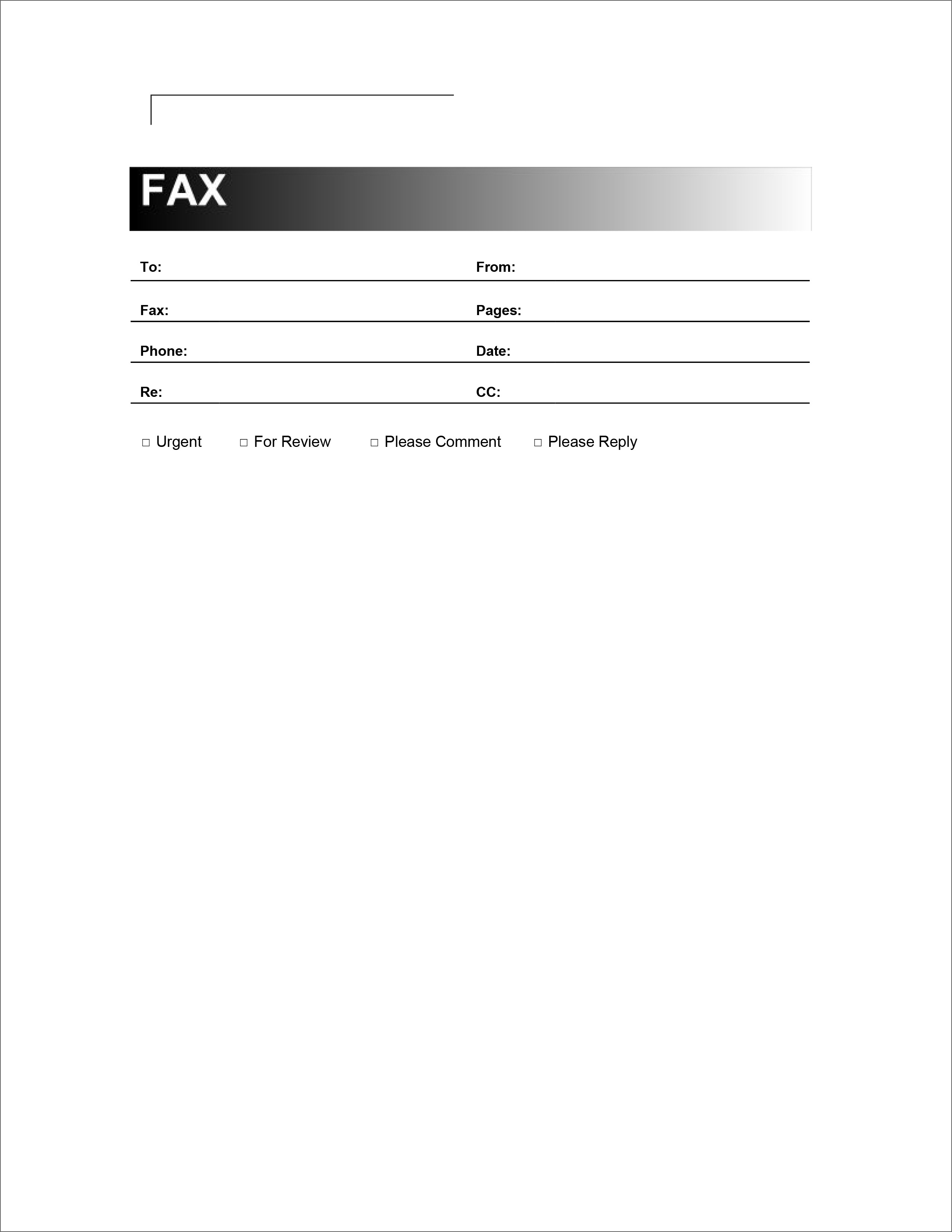 editable printable fax cover sheet