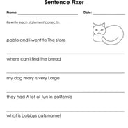 Printable 2nd Grade Revising Writing Worksheets 