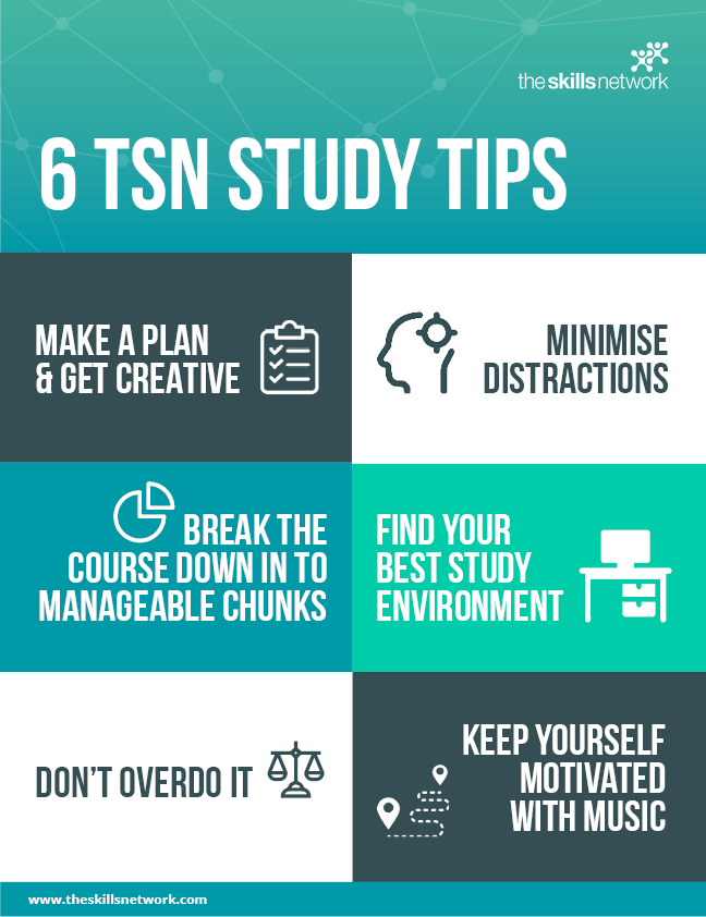 The Skills Networks Top 6 Study Tips | The Skills Network