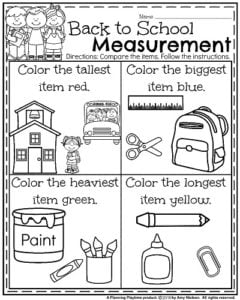 education worksheet for kindergarten