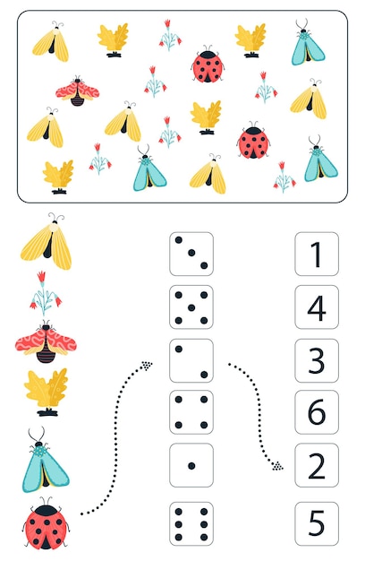 Premium Vector | Math educational game for kids. math worksheet ...