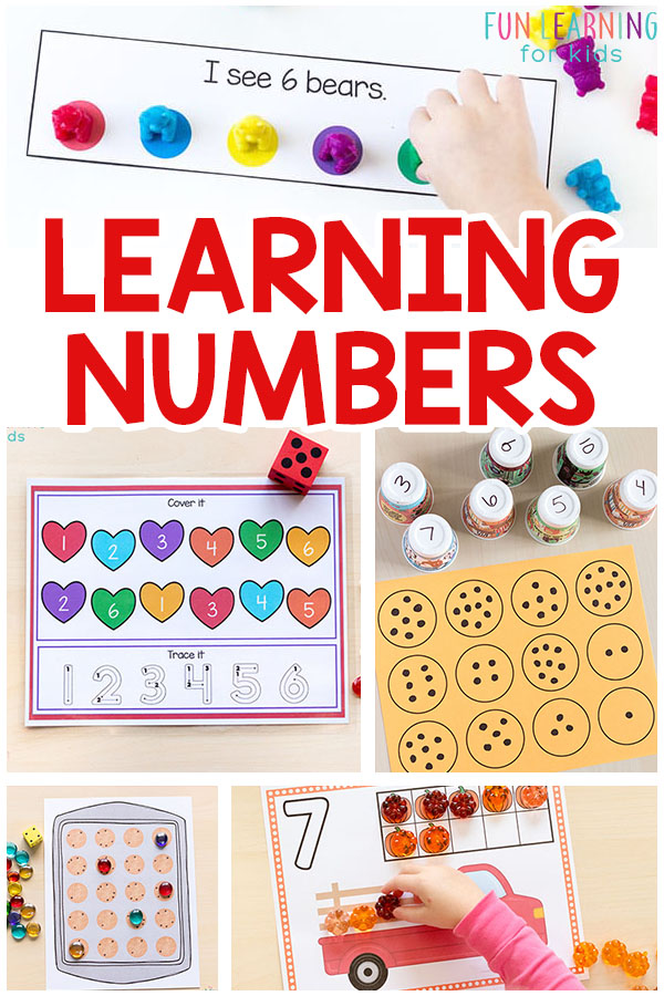 Learning Numbers with Hands-On Number Activities