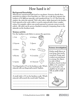 educational science worksheet