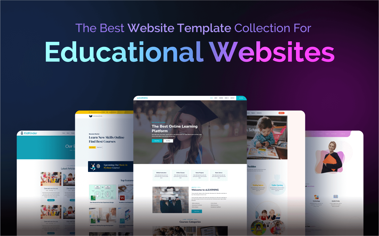 The Best Website Template Collection for Educational Websites in 2022 ...