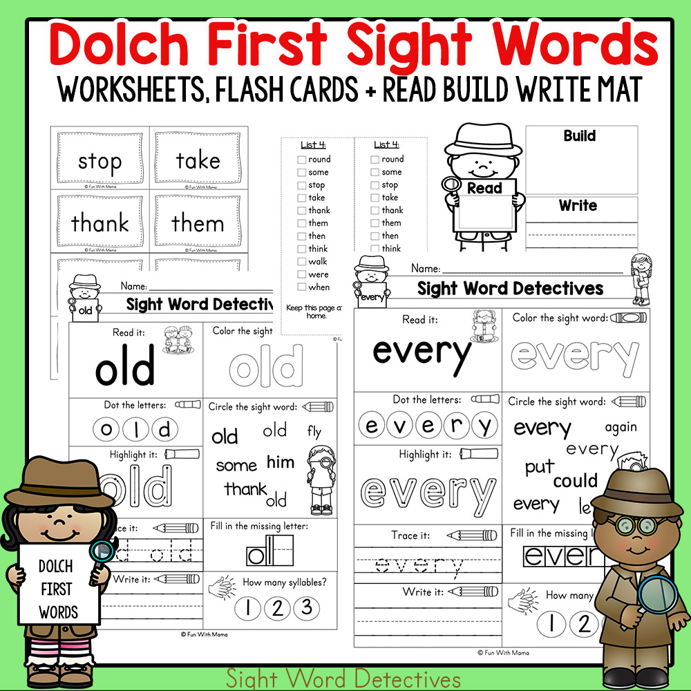 educational worksheet for first grade