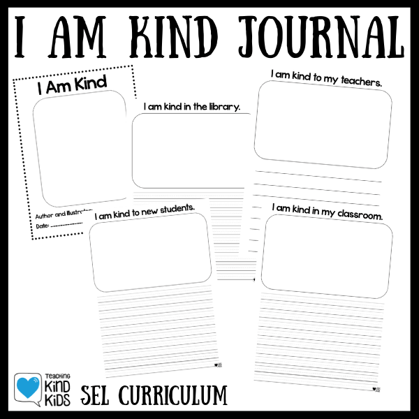 Kindness Creative Writing I Am Kind Journal Prompts For Character