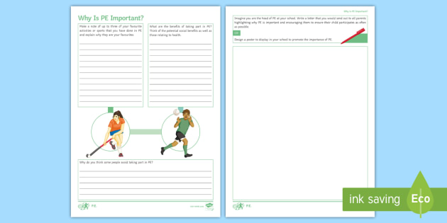 Physical Education Worksheet | Ready-to-print Worksheets