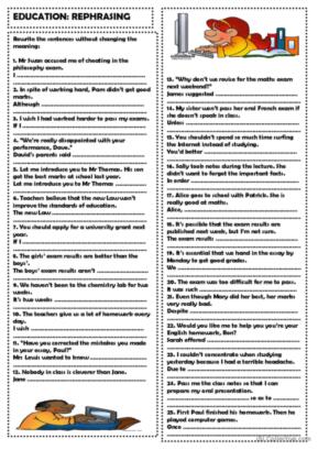 7,958 Education English ESL worksheets pdf &  doc