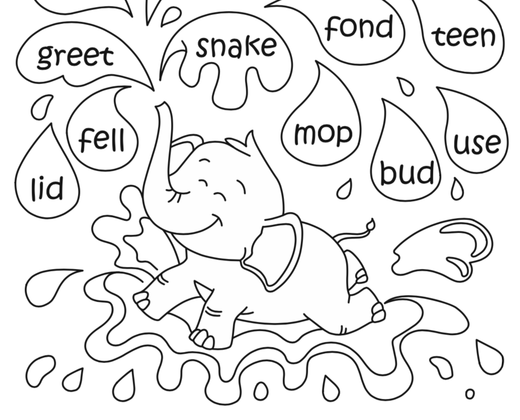 ee Worksheets &  Lessons (FREE) - Reading Elephant