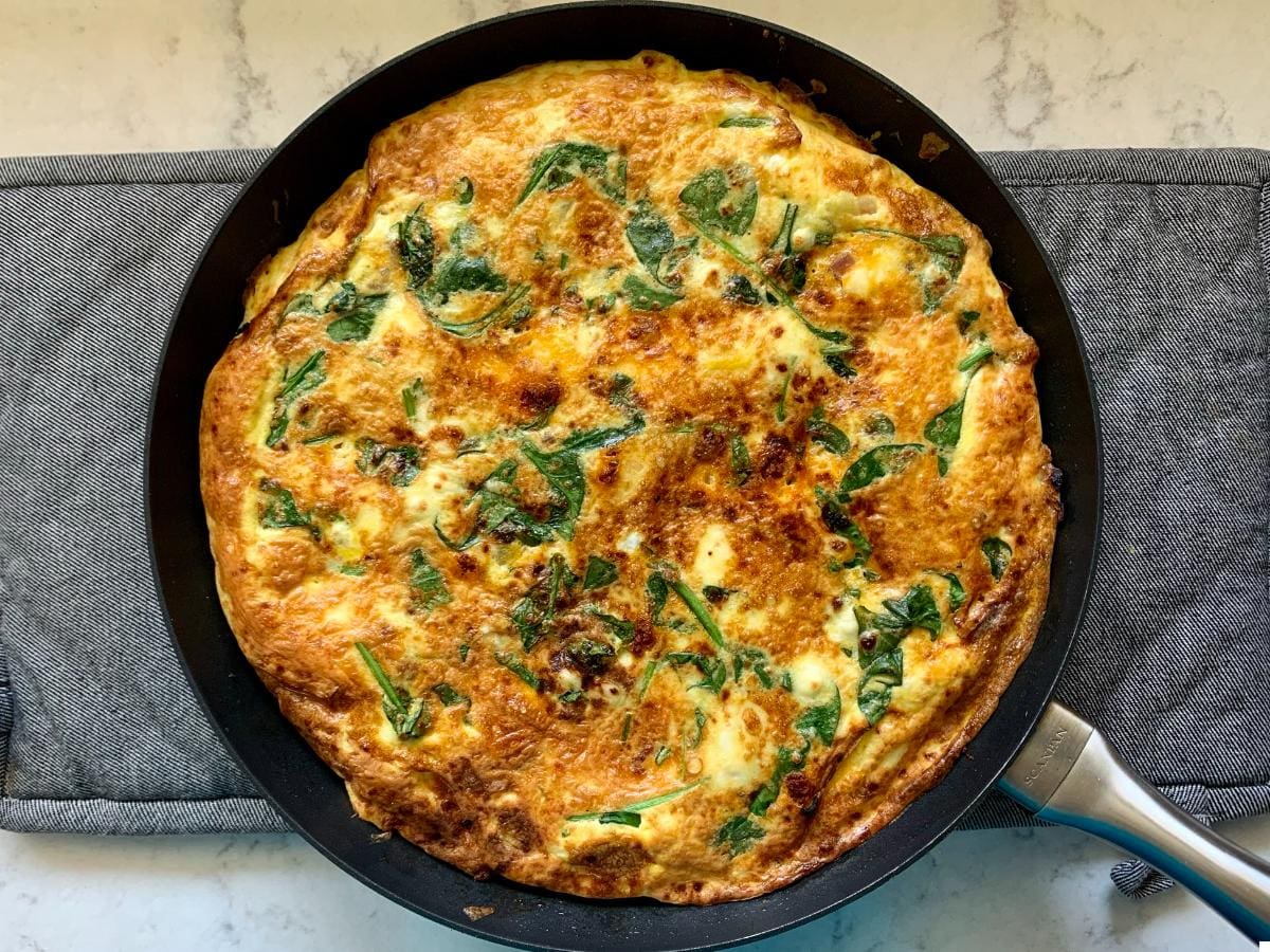 Lazy Egg Frittata - is it an Omelet or a Quiche? | Supper Sanity