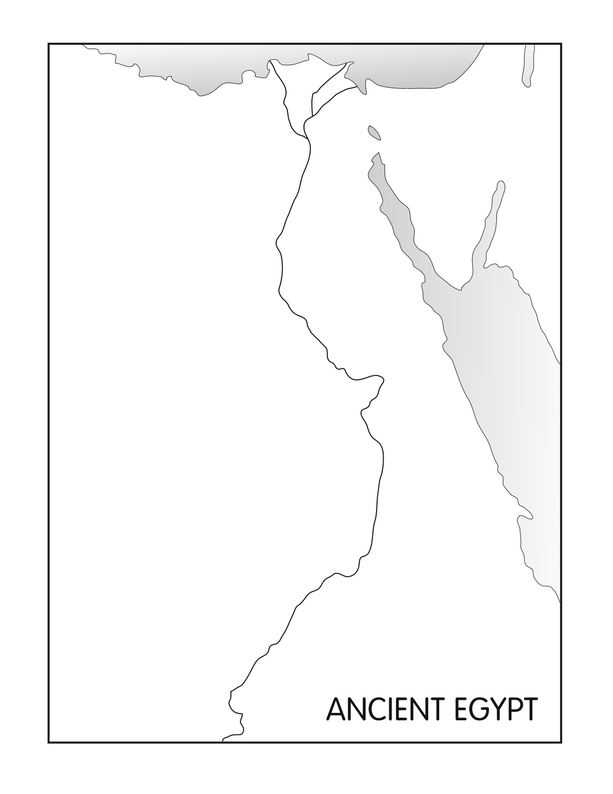 Outline Maps: Ancient Egypt and Greece - Five Js Homeschool