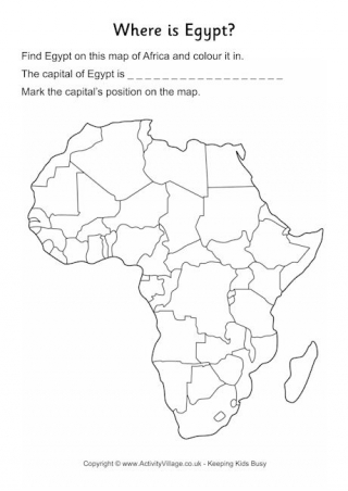 Egypt Worksheets