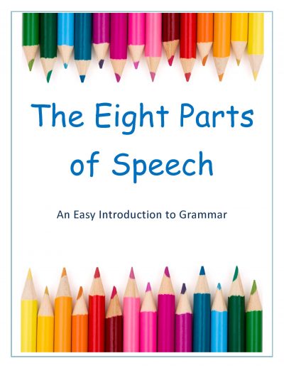 eight parts of speech worksheet