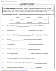 eighth grade language arts worksheet
