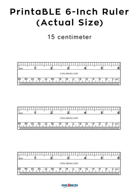 eighth inch ruler printable