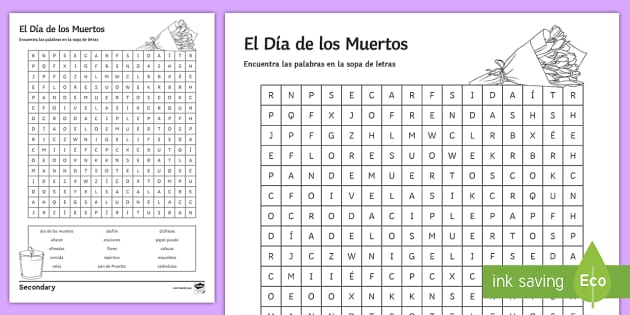 el dia de los muertos worksheet