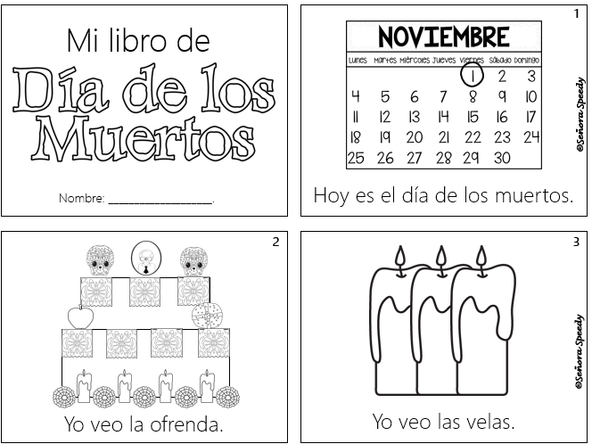 el dia de los muertos worksheet