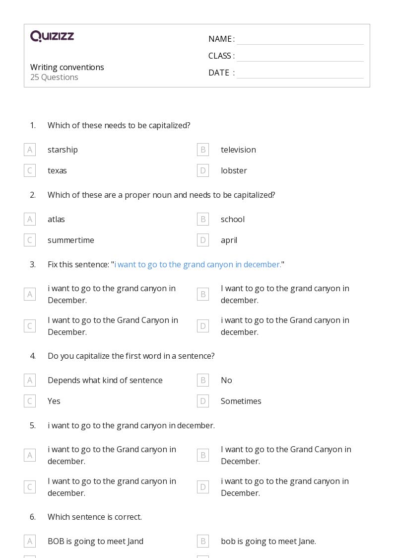 50+ Reading &  Writing worksheets for 2nd Grade on Quizizz | Free ...