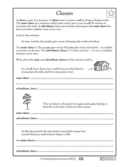 4th grade writing Worksheets, word lists and activities ...