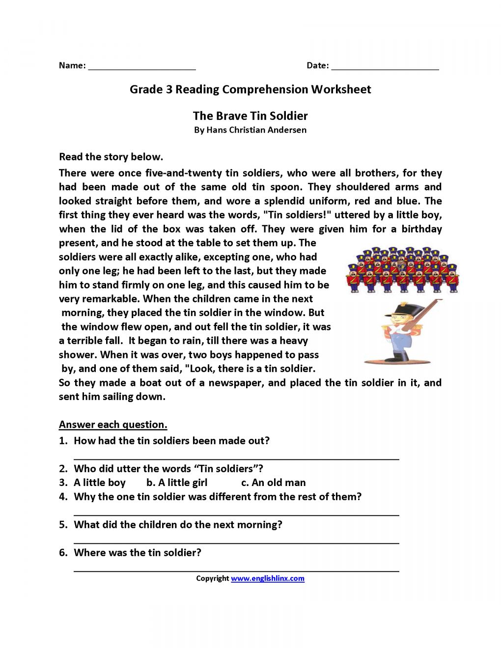 8+ 3Rd Grade Ela Test Prep Worksheets