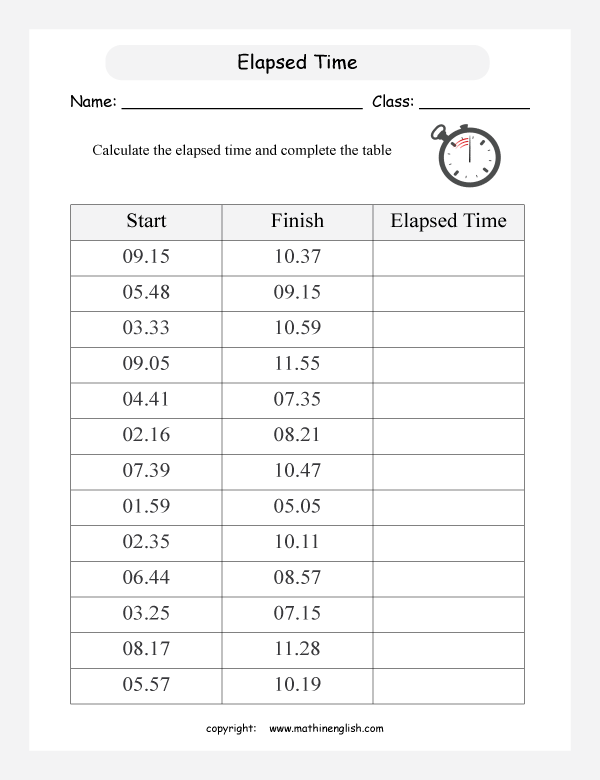 Printable primary math worksheet for math grades 1 to 6 based on ...