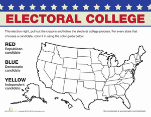 electoral college worksheet