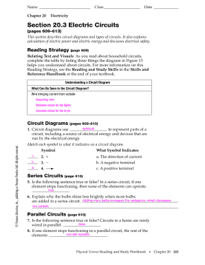 20 3 Electric Circuits - Fill Online, Printable, Fillable, Blank ...