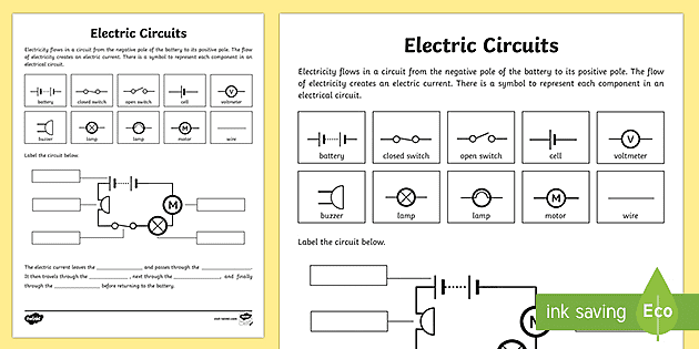 Electric Circuits Activity for 3rd-5th Grade (teacher made)