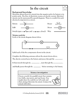 Parts of an electrical circuit diagram | 5th grade Science ...